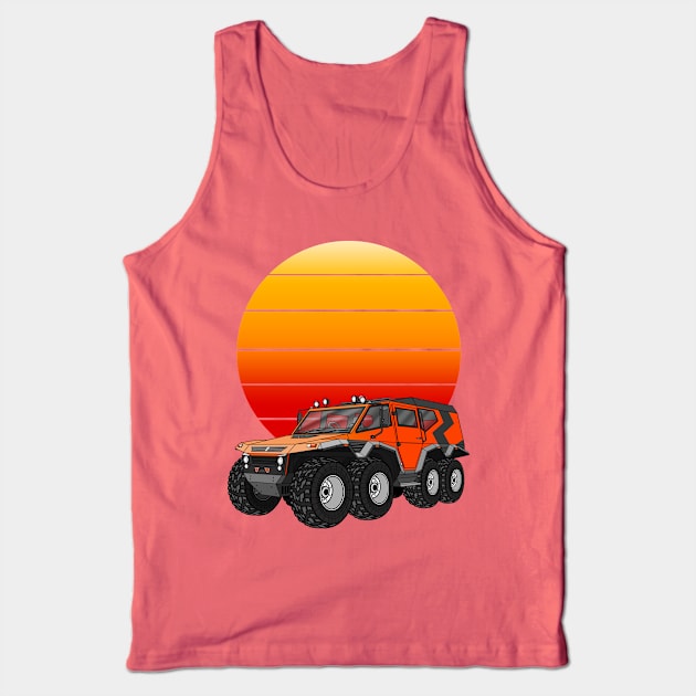 AV toros Shaman 8x8 All-Terrain Vehicle Tank Top by Guyvit